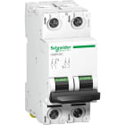 Schneider Electric - Acti9 C60H-DC - Disjoncteur modulaire - 2P - 2A - Courbe C