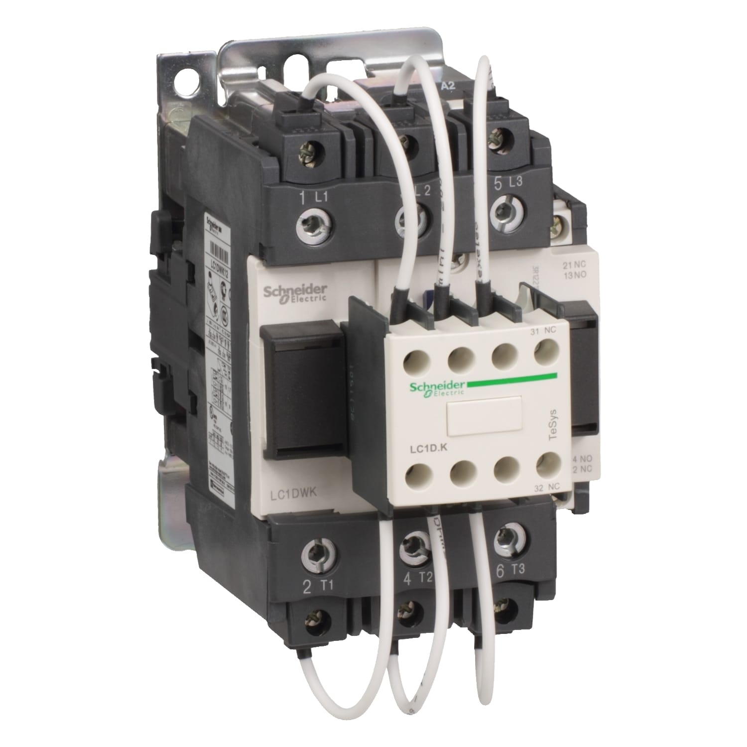 Schneider Electric - TeSys LC1DW - contacteur - 3P - 400..440V 60kVAr - bobine 220Vca
