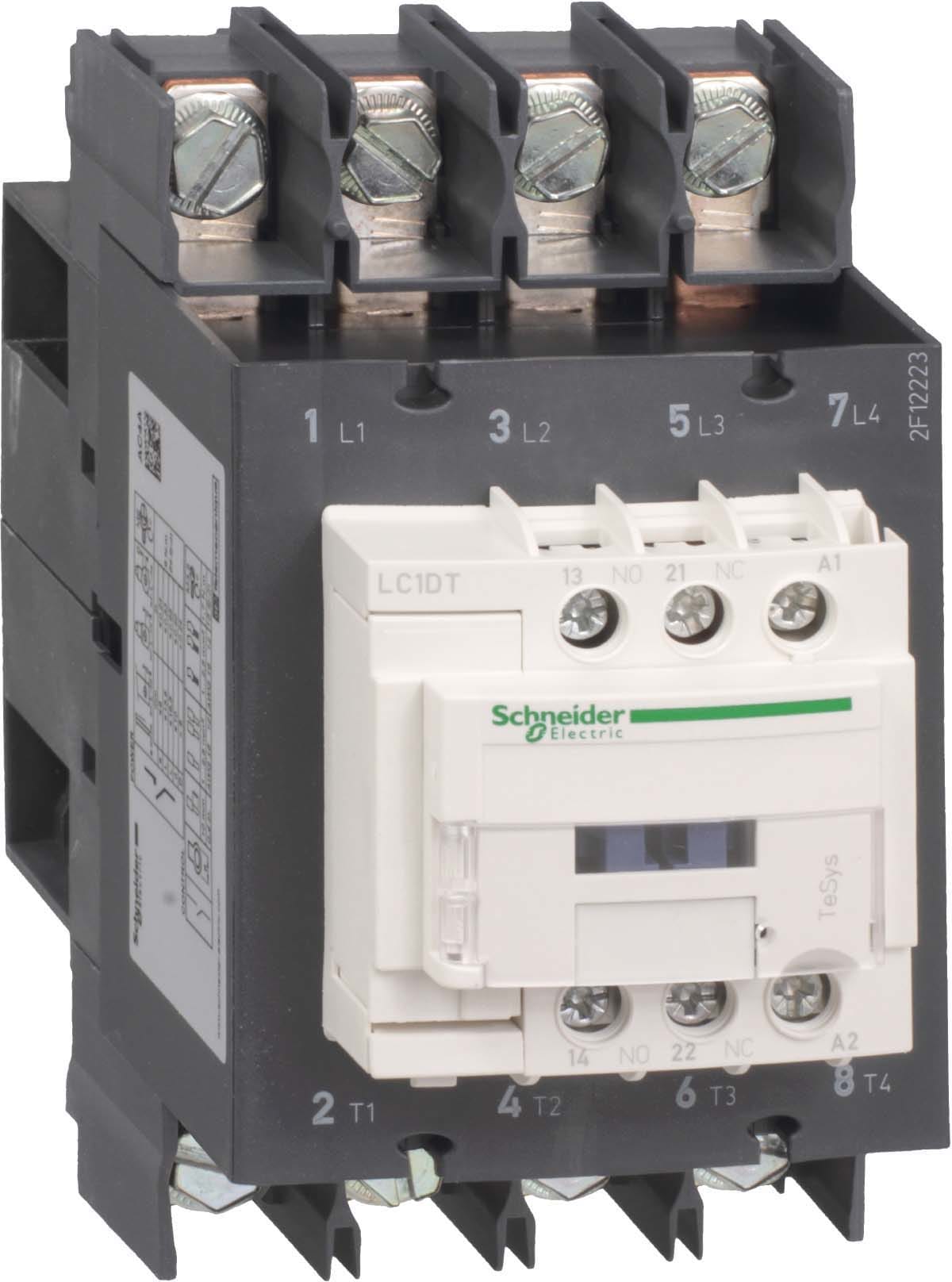Schneider Electric - TeSys LC1D - contacteur - 4P - AC-1 440V - 60A - bobine 230Vca