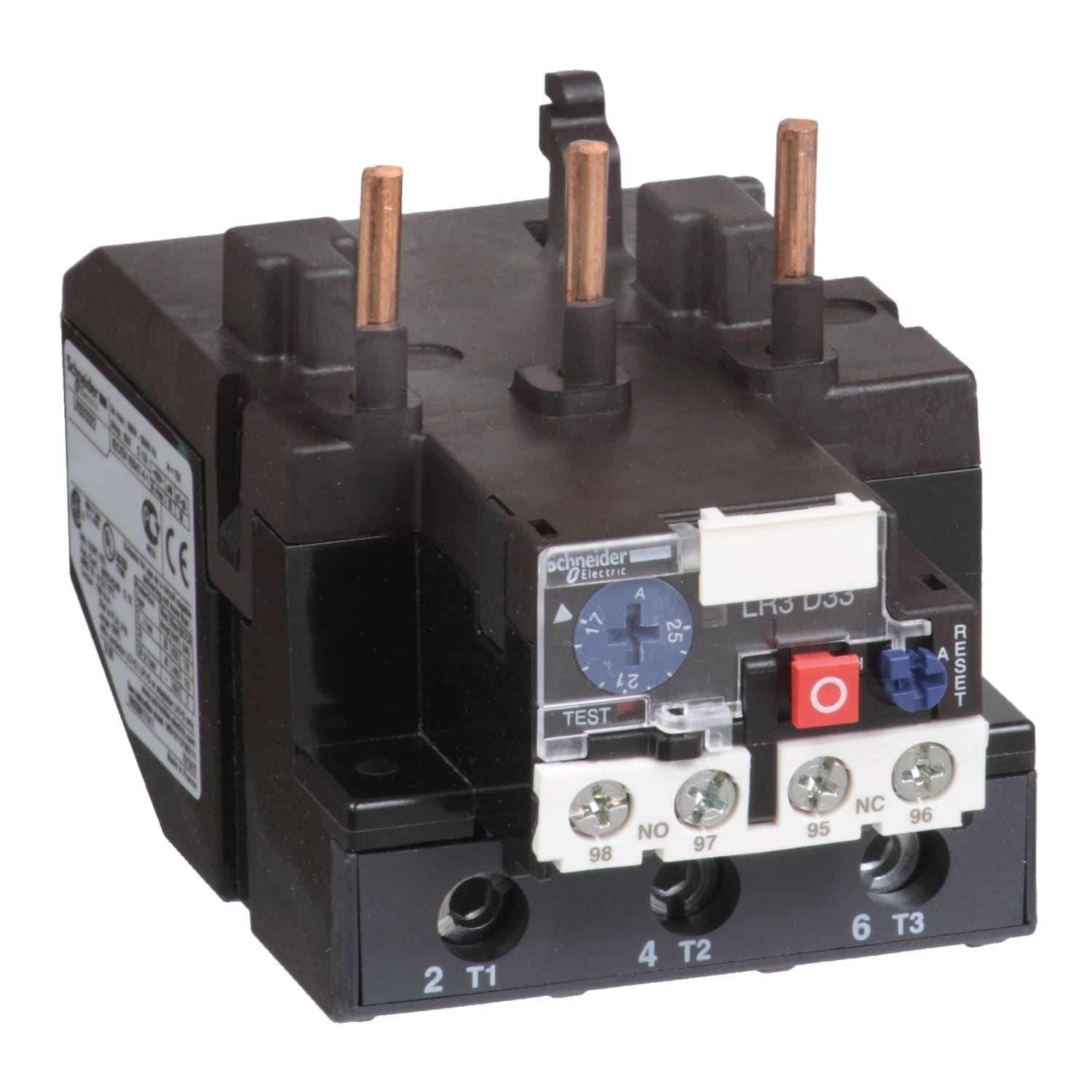 Schneider Electric - TeSys LRD - relais de protection thermique - 80..104A - classe 10A
