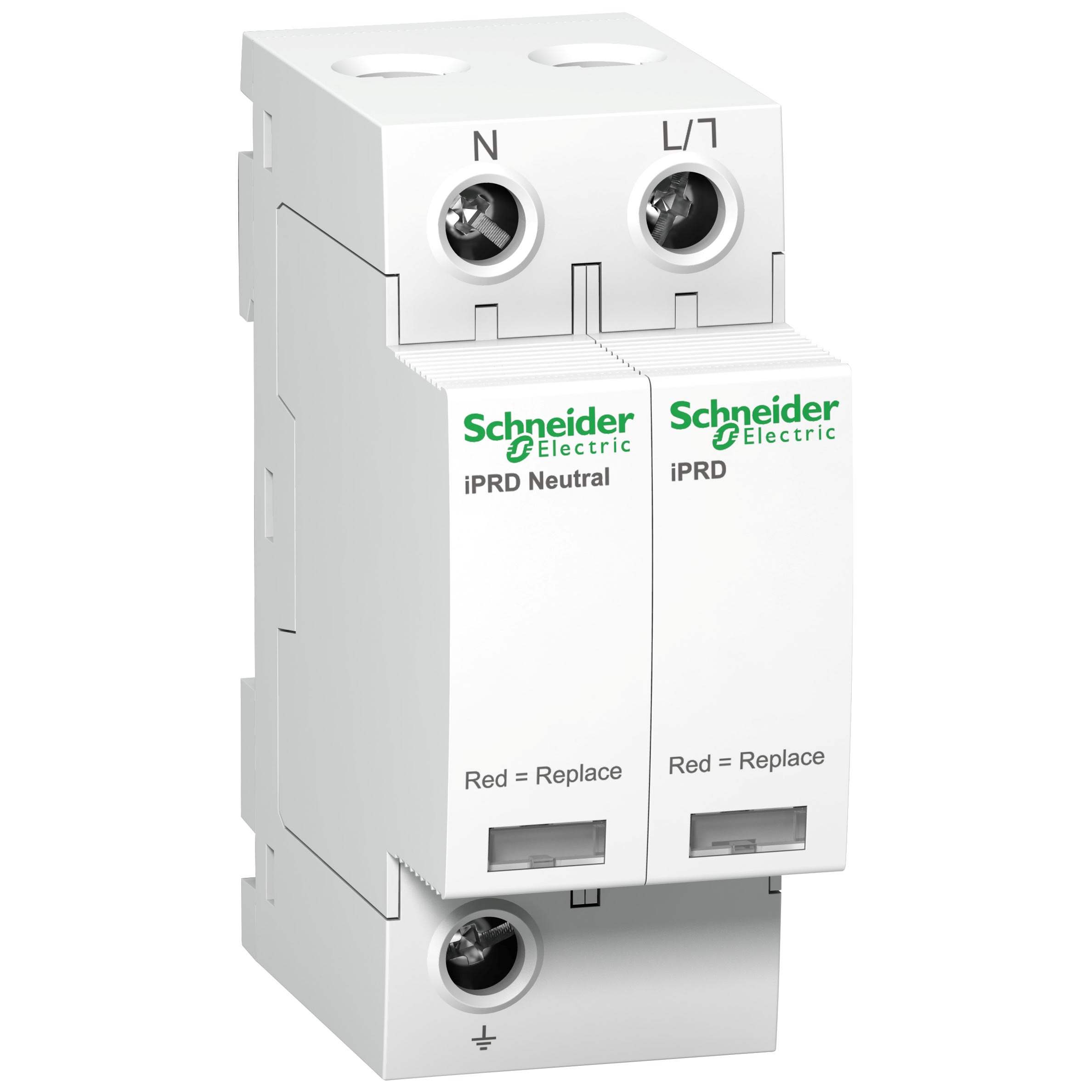 Schneider Electric - Acti9 - Parafoudre iPRD - 8r - 8kA - 350V - 1PN avec report de signalisation