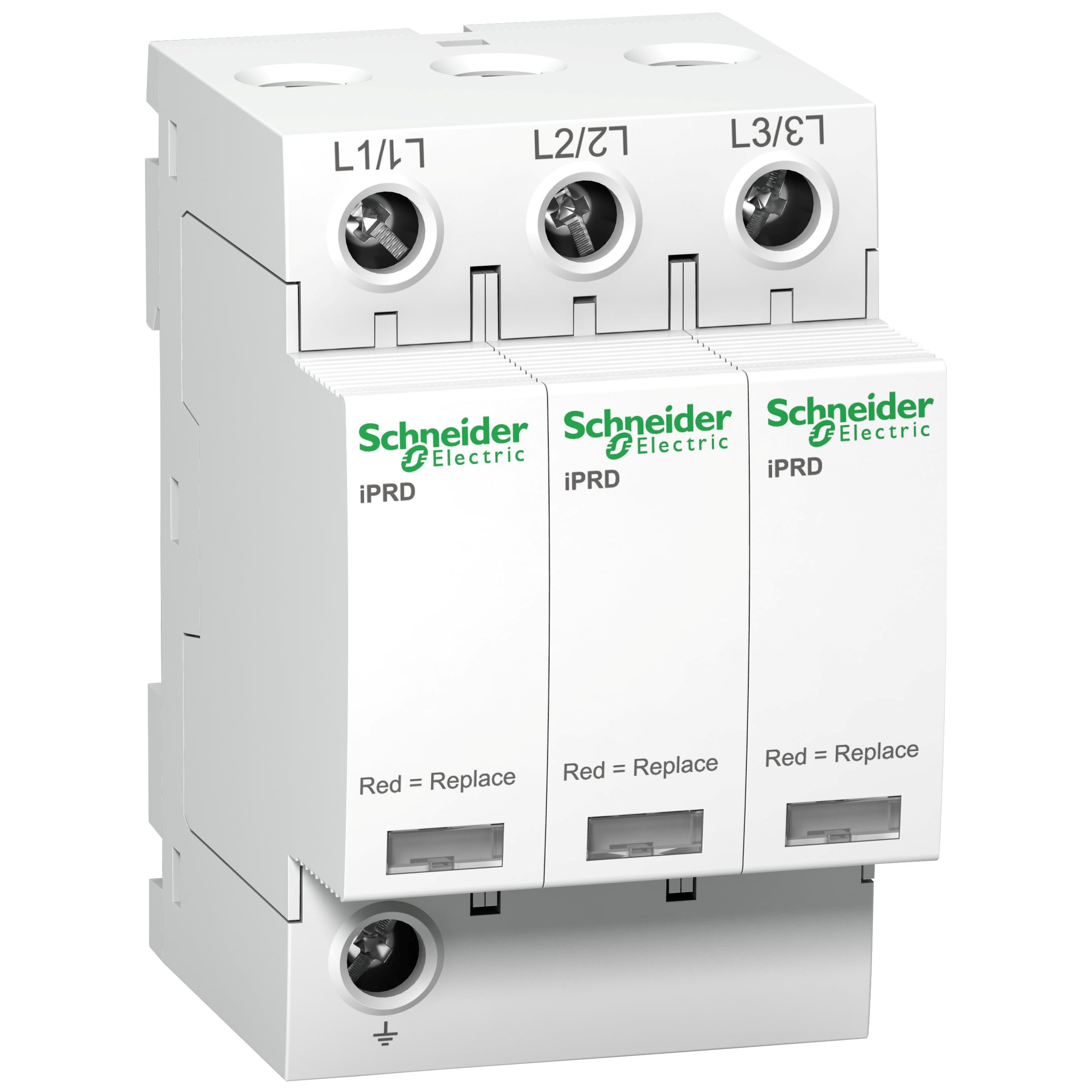 Schneider Electric - Acti9 - Parafoudre iPRD40r - 3P - 40kA - 460V IT avec report de signalisation