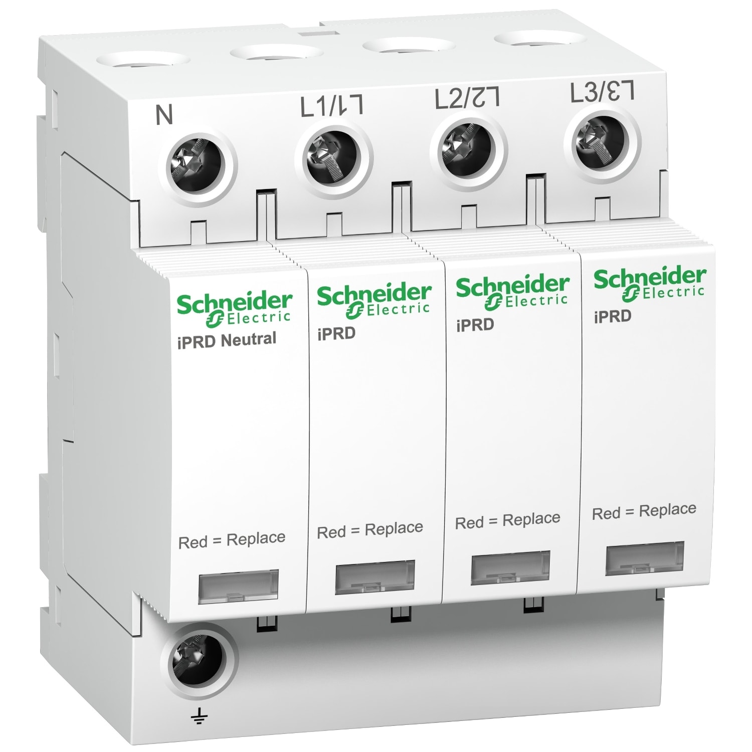 Schneider Electric - Acti9 - Parafoudre iPRD20r - 3PN - 20kA - 350V - avec report de signalisation