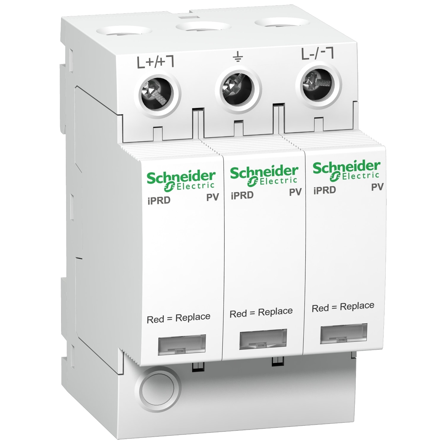 Schneider Electric - Acti9 - iPRD-DC 40r 1000PV - parasurtenseur mod - 2P - 1000Vcc - transfert à dis