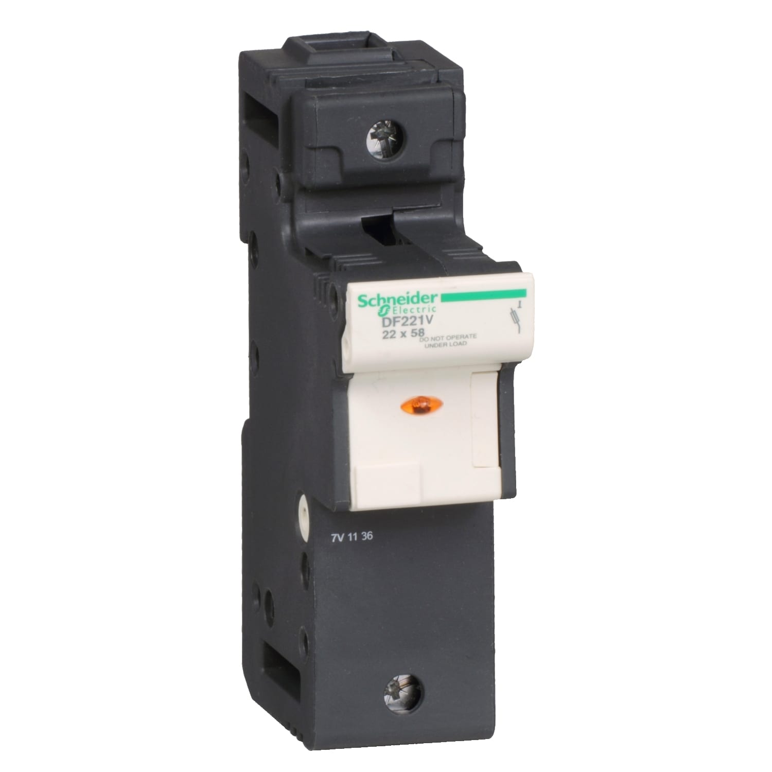 Schneider Electric - PORTE-FUS 1P 125A POUR FUSIBLE 22 X 58 MM - VOYANT FUSION FUSIBLE