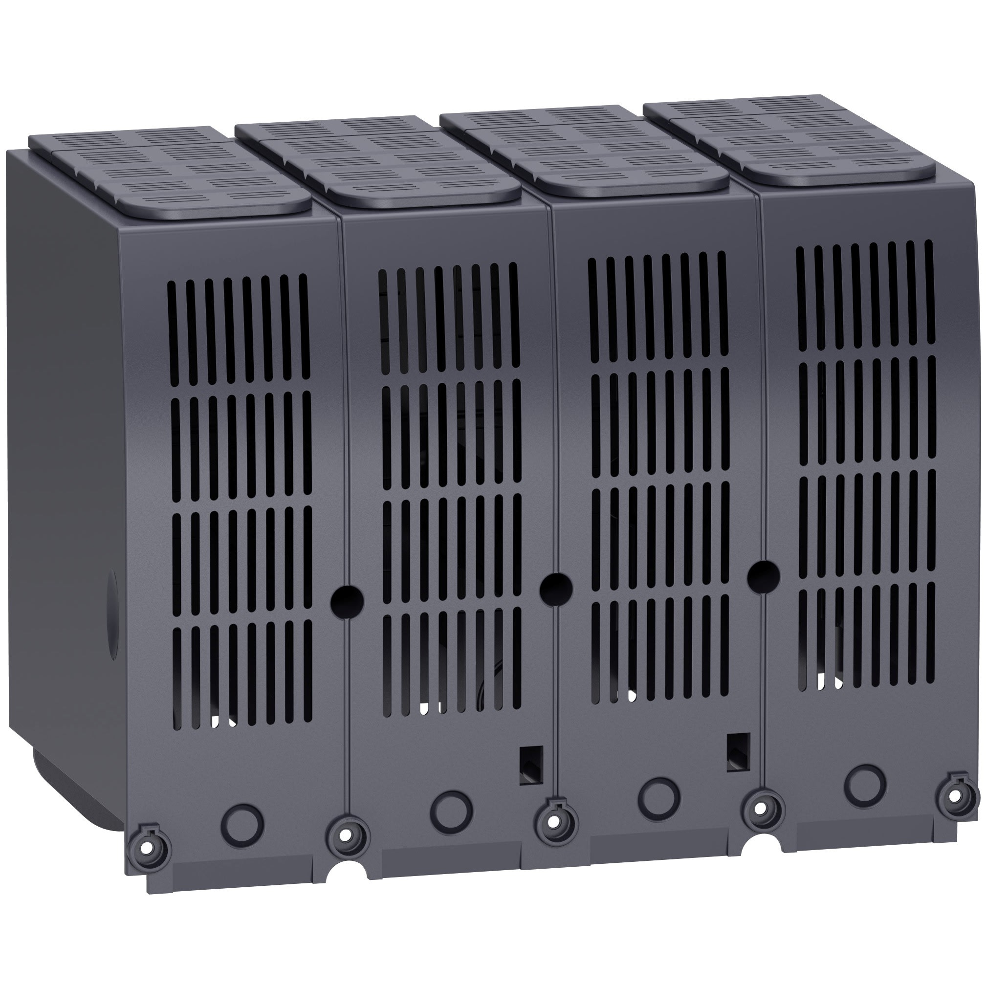 Schneider Electric - ComPacT NSX - Cache-borne long CC - 4P - 2 pôles en série au centre pour NSX630