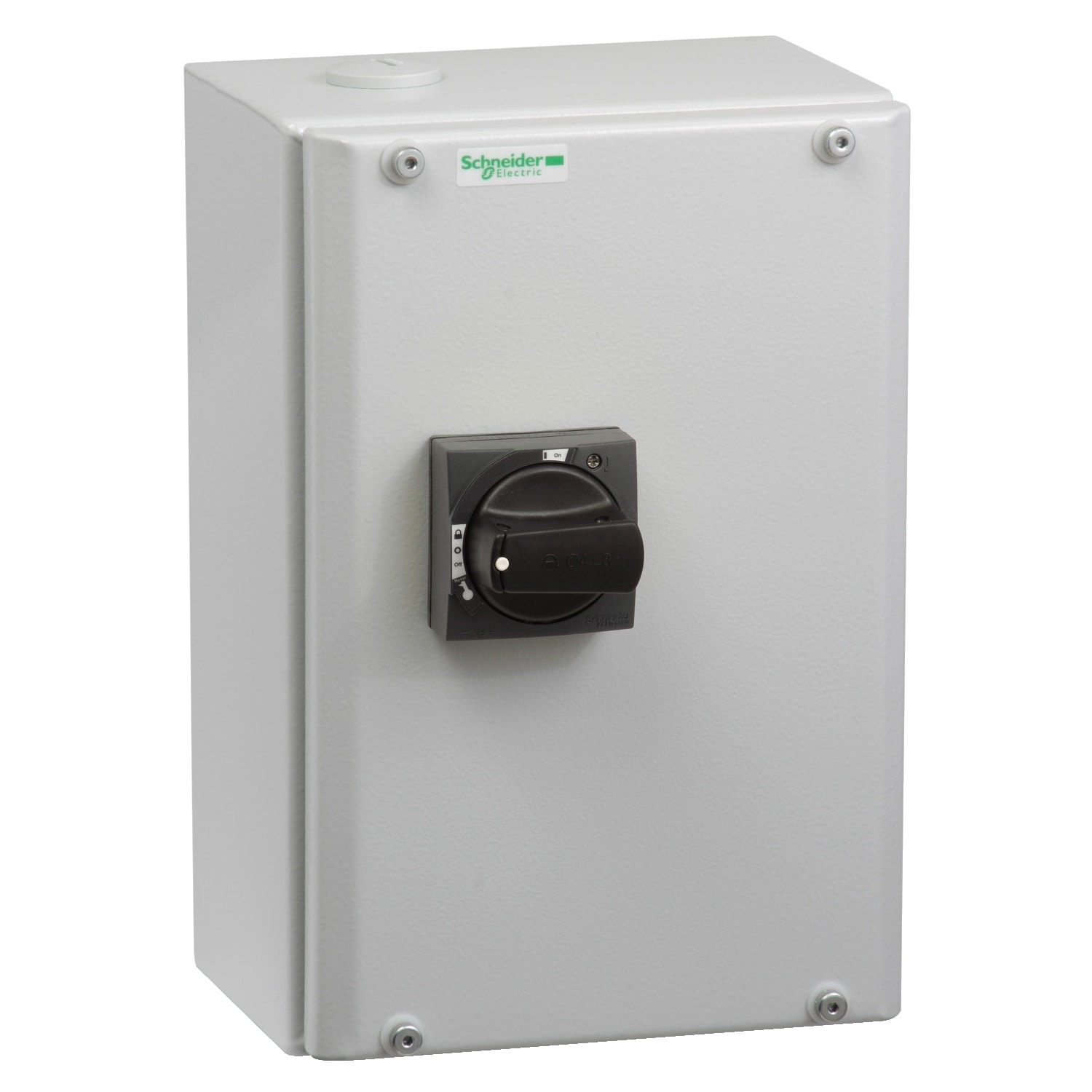 Schneider Electric - TeSys - coffret GV2L et GV3P - métal - IP65 - 312x181x203,5mm - poignée noire