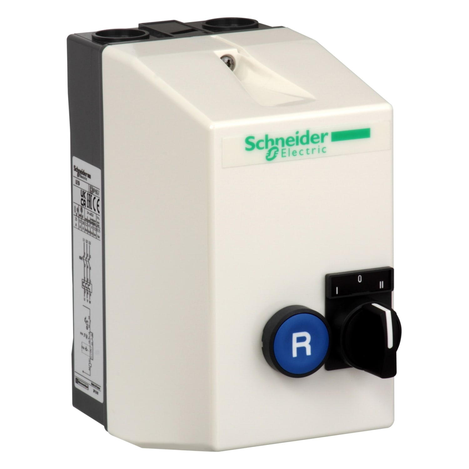 Schneider Electric - TeSys LE1D - démarreur en coffret - 12A - bobine 400Vca