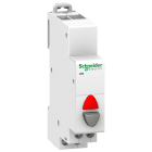 Schneider Electric - Acti9, iPB bouton-poussoir lumineux 1 NF gris + voyant rouge 12...48VCA/VCC