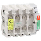 Schneider Electric - TeSys GS1 - bloc de base interrupteur-sectionneur fusible - 4P 4F - DIN - 400A