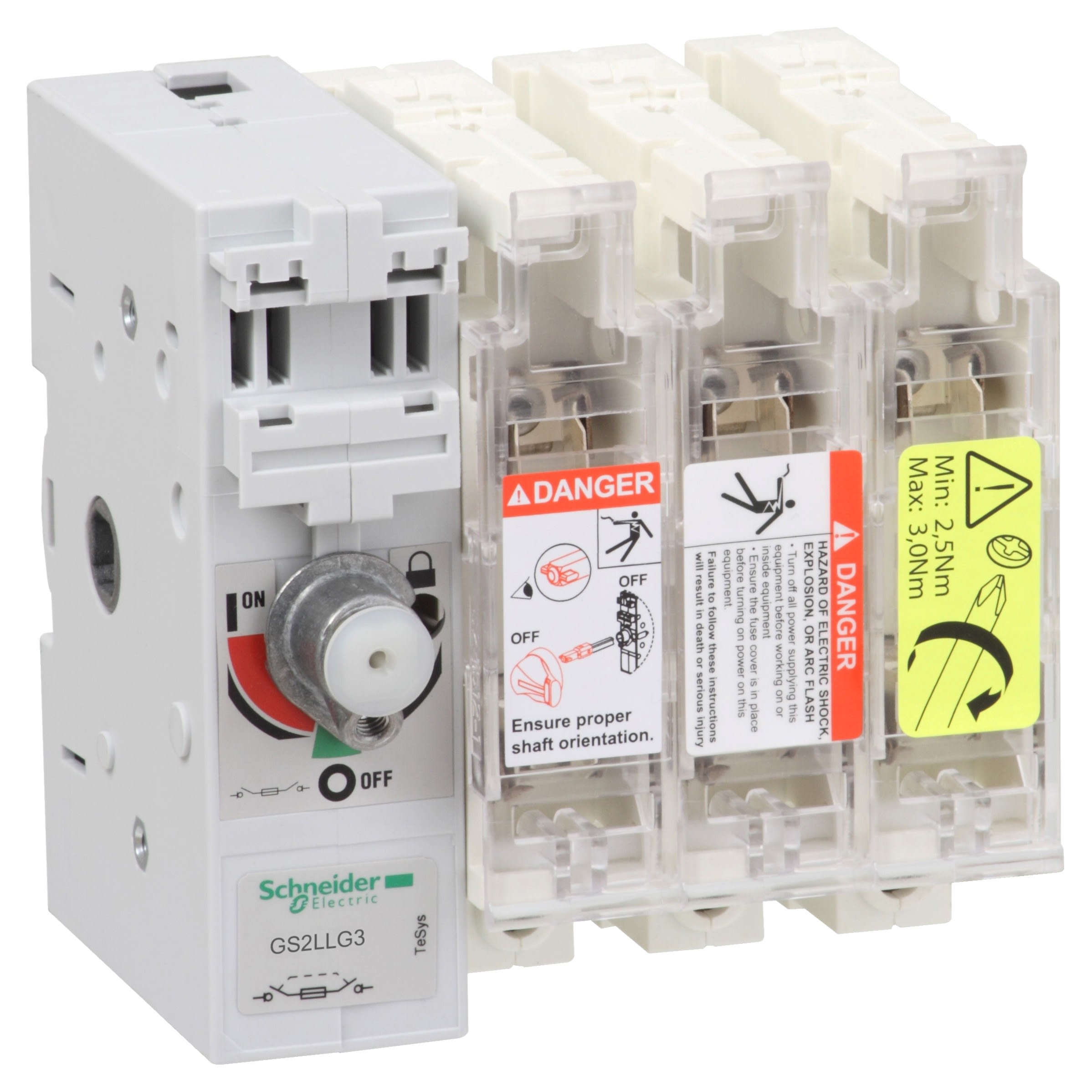 Schneider Electric - TeSys GS - Interrupteur sect fusible 3x 160a 00