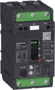Schneider Electric - TeSys GV - disjoncteur magnéto-thermique - In 115A - 25kA - Everlink