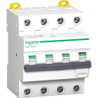 Schneider Electric - Acti9 iC60 RCBO - Disjoncteur diff. 400Vca - 4P 10A 30mA - Crb C 6kA - Type A-SI