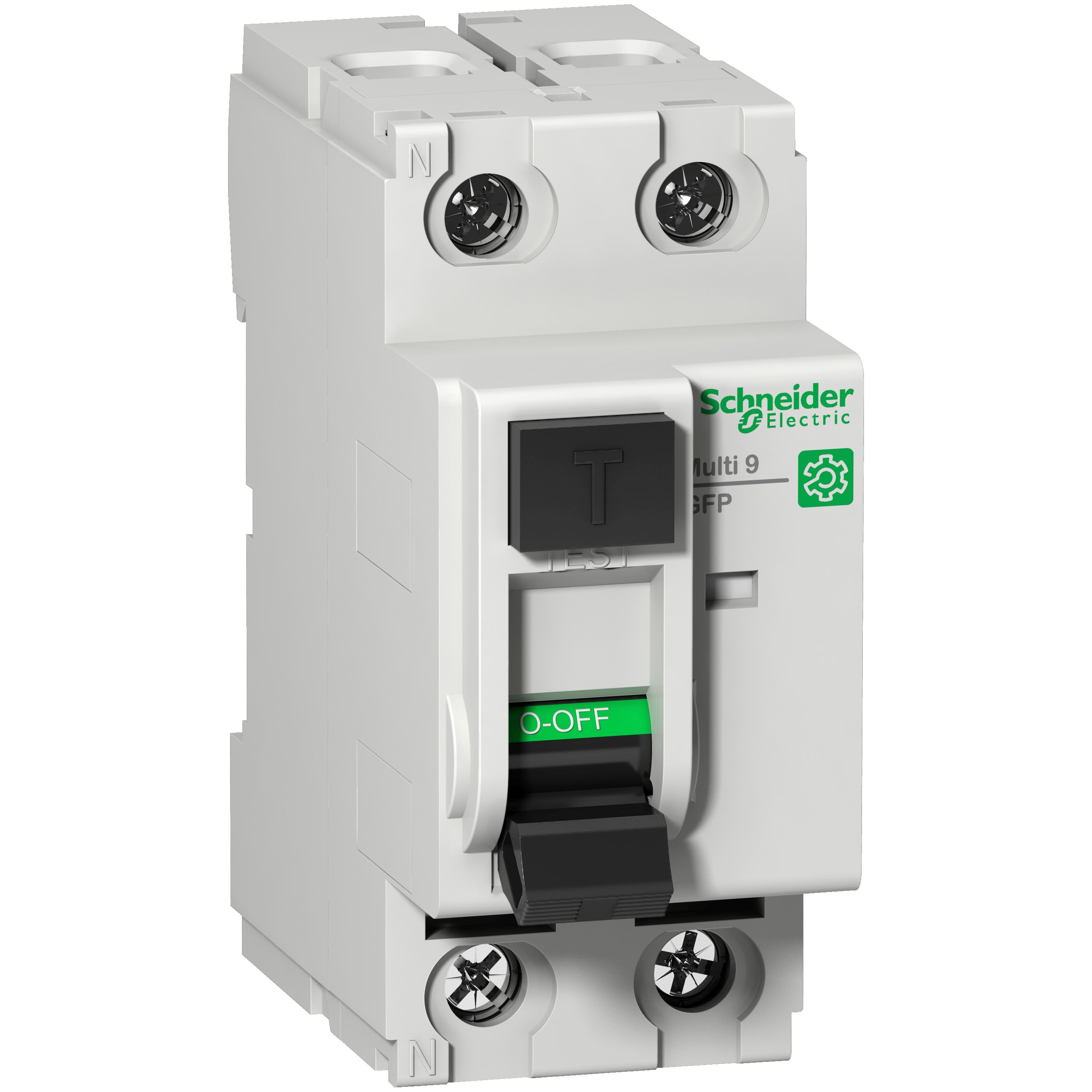 Schneider Electric - Multi9 - Interrupteur différentiel GFP - 2P - 25A 26mA - type Asi - 480Y/277V