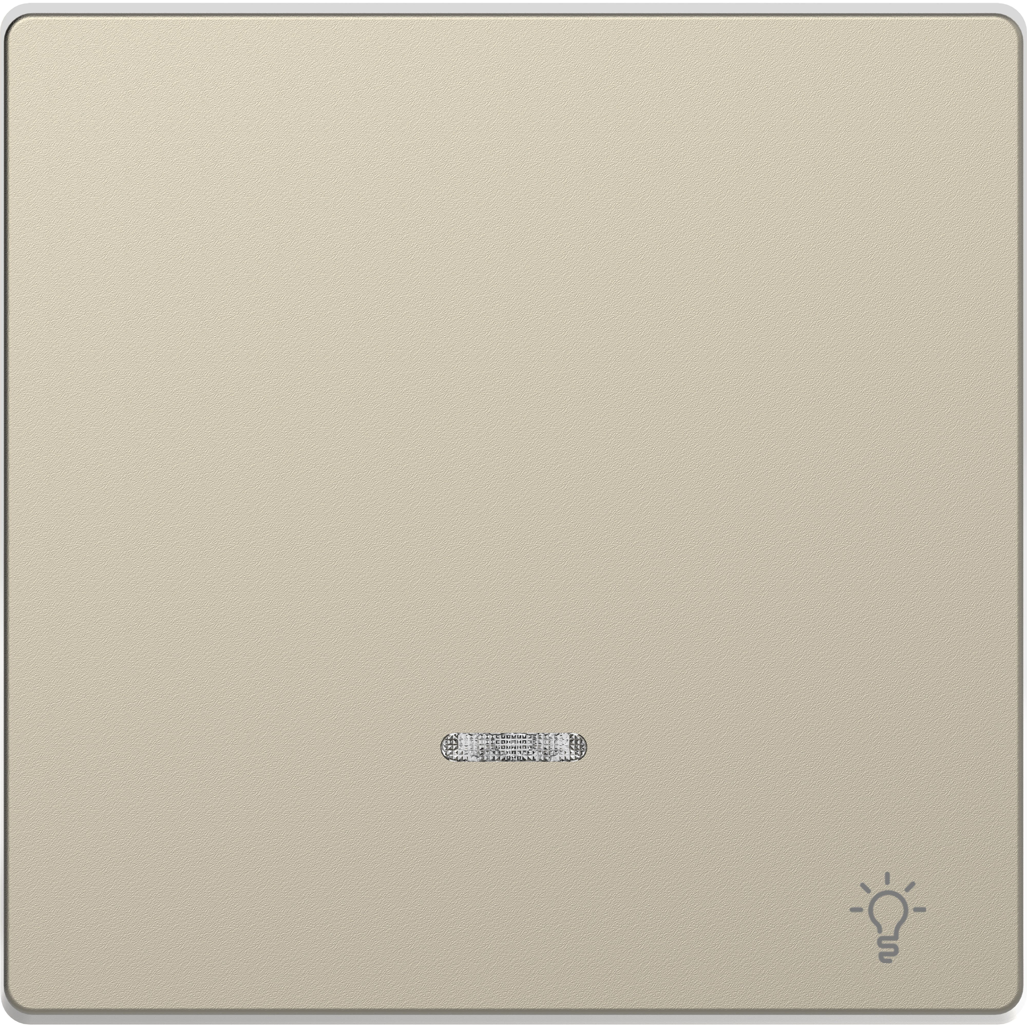 Schneider Electric - D-Life - enjoliveur pour commande simple voyant et picto lampe - blanc sable