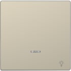 Schneider Electric - D-Life - enjoliveur pour commande simple voyant et picto lampe - blanc sable