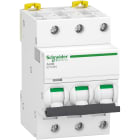 Schneider Electric - Acti9 iDT40N - Disjoncteur modulaire - 3P - 10A - Courbe C - 6000A/10kA