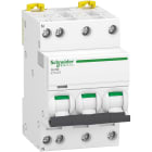 Schneider Electric - Acti9 iDT40T - Disjoncteur modulaire - 3P+N - 6A - Courbe D - 4500A/6kA
