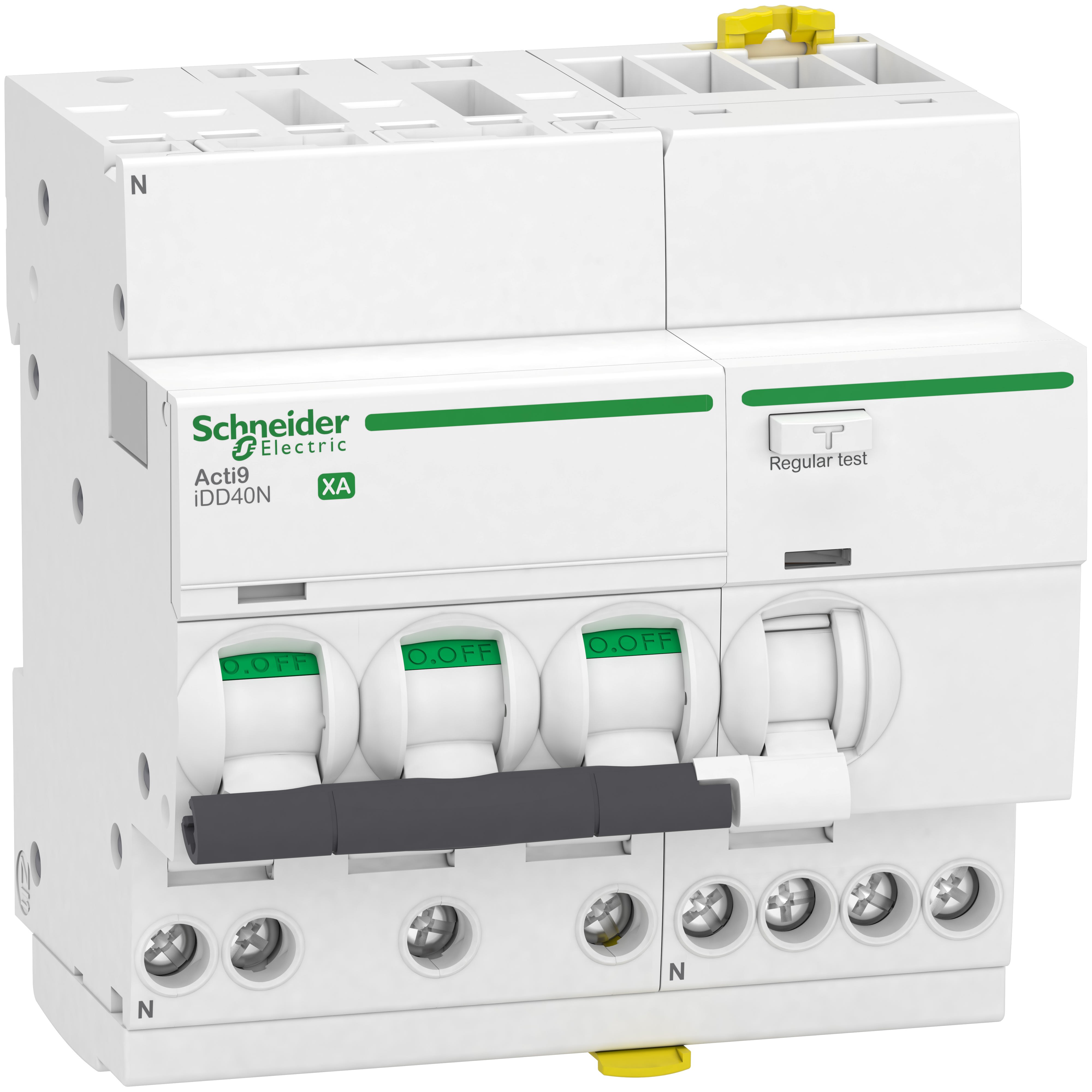 Schneider Electric - Acti9 iDD40N XA - Disj. dif. auto - 3P+N 16A - Crb C - 6000A/10kA - 30mA Type AC