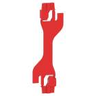 Schneider Electric - Canalis KB - dispositif de détrompage trappe/connecteur - rouge