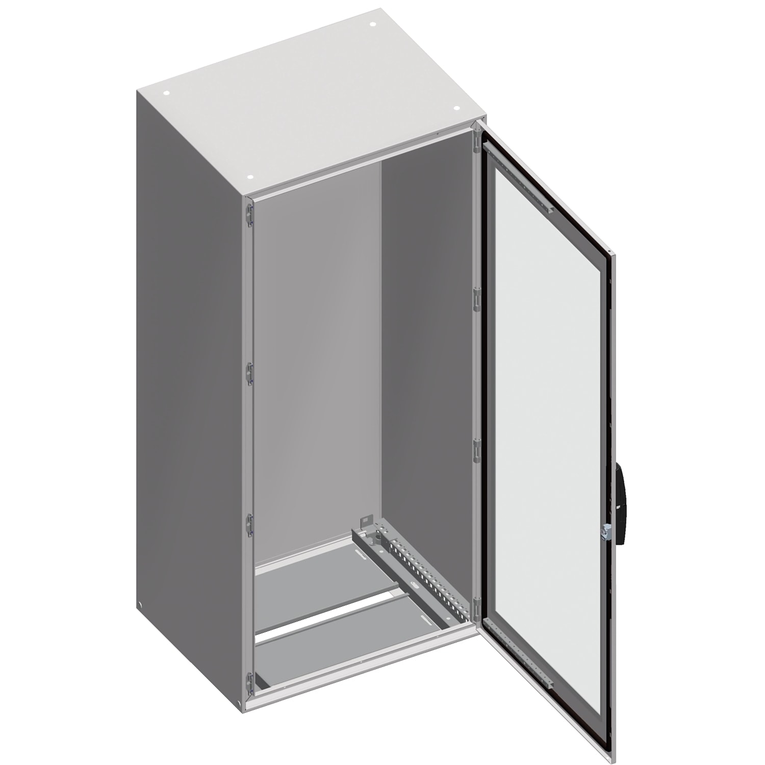 Schneider Electric - Spacial SM - armoire monobloc - 1 porte transparente - 1600x800x300mm