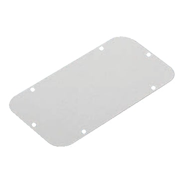 Schneider Electric - PanelSeT Accessoires - plaque passe-câbles - pleine - S3D HD - alu. - 140x80mm