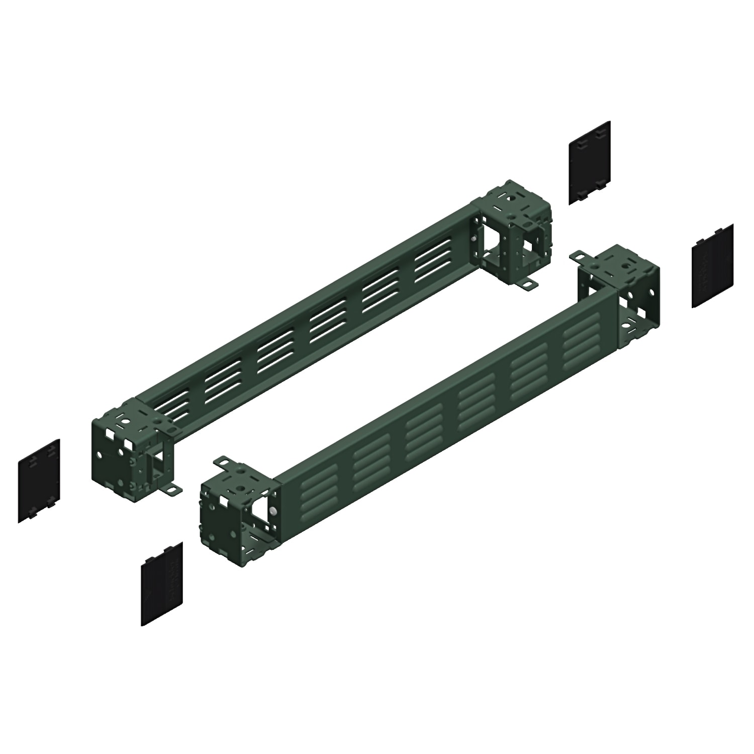 Schneider Electric - PanelSeT Accessoires - socle frontal - auto ventilé - 100x800mm