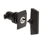 Schneider Electric - PanelSeT - serrure avec insert double barre (3mm) - écusson rectangulaire