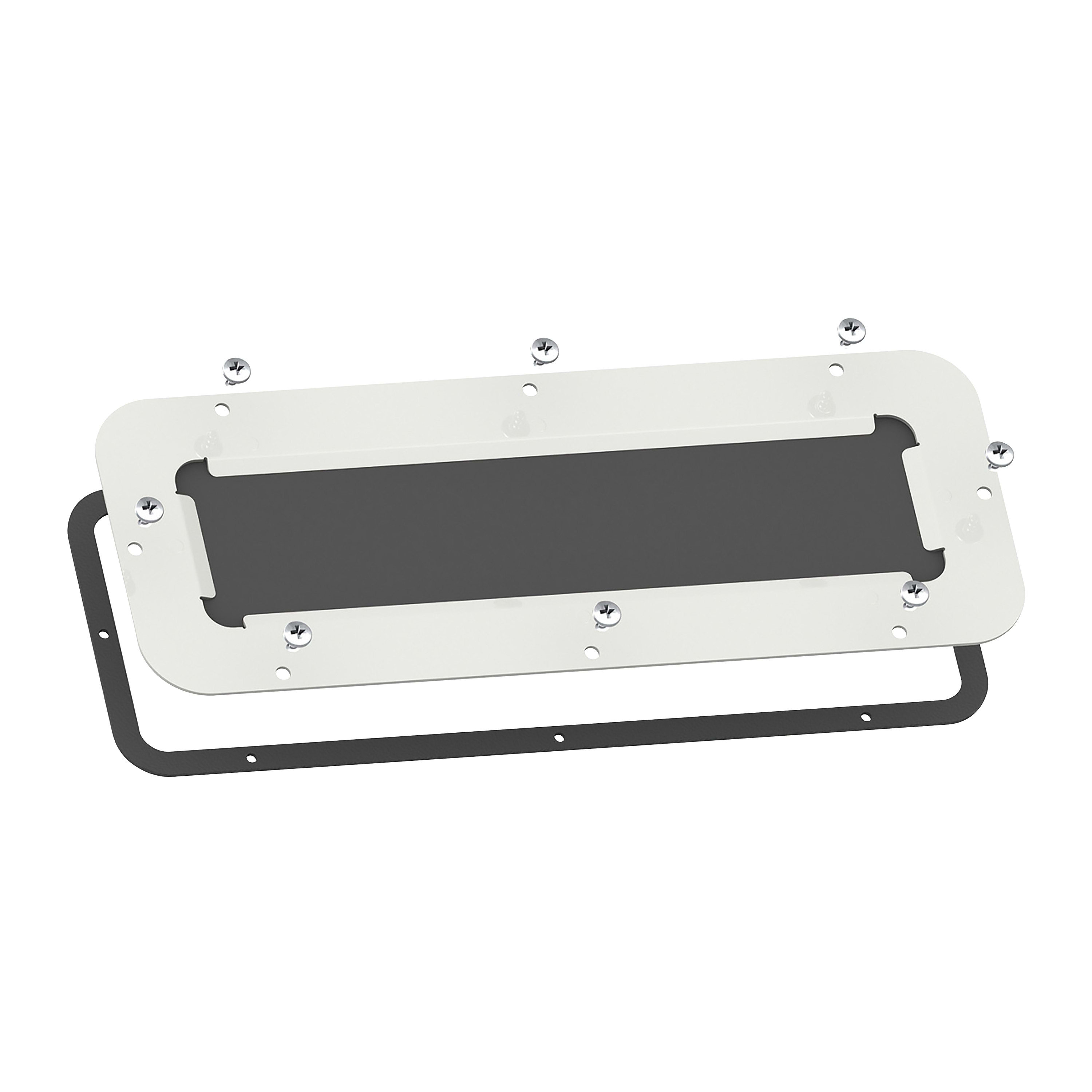 Schneider Electric - PanelSeT Accessoires - plaque passe-câbles FlexiCable - S3D - acier - 445x130mm