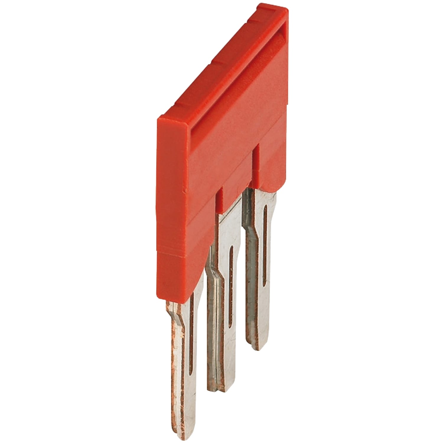 Schneider Electric - Pont enfichable - 3 points - pour bornes 6mm² - rouge