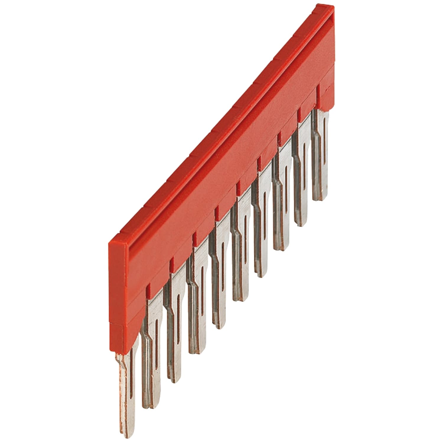 Schneider Electric - Pont enfichable - 10 points - pour bornes 6mm² - rouge