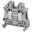 Schneider Electric - Borne a vis - passant - 2 points - 10mm2 - gris