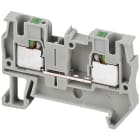 Schneider Electric - Borne push-in - passant - 2 points - 4mm² - gris