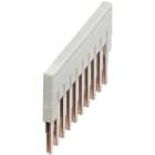 Schneider Electric - Pont enfichable 10 points - pour bornes 2,5mm² - gris