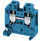 Schneider Electric - Borne à vis - passant - 2 points - 16mm² - bleu