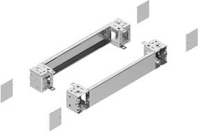 Schneider Electric - PanelSeT SFN Accessoires - jeu 2 panneaux face avant + corner inox 304L 600x100