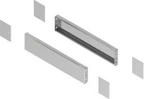 Schneider Electric - PanelSeT SFN Accessoires - jeu 2 panneaux latéraux inox 304L - 400x100mm