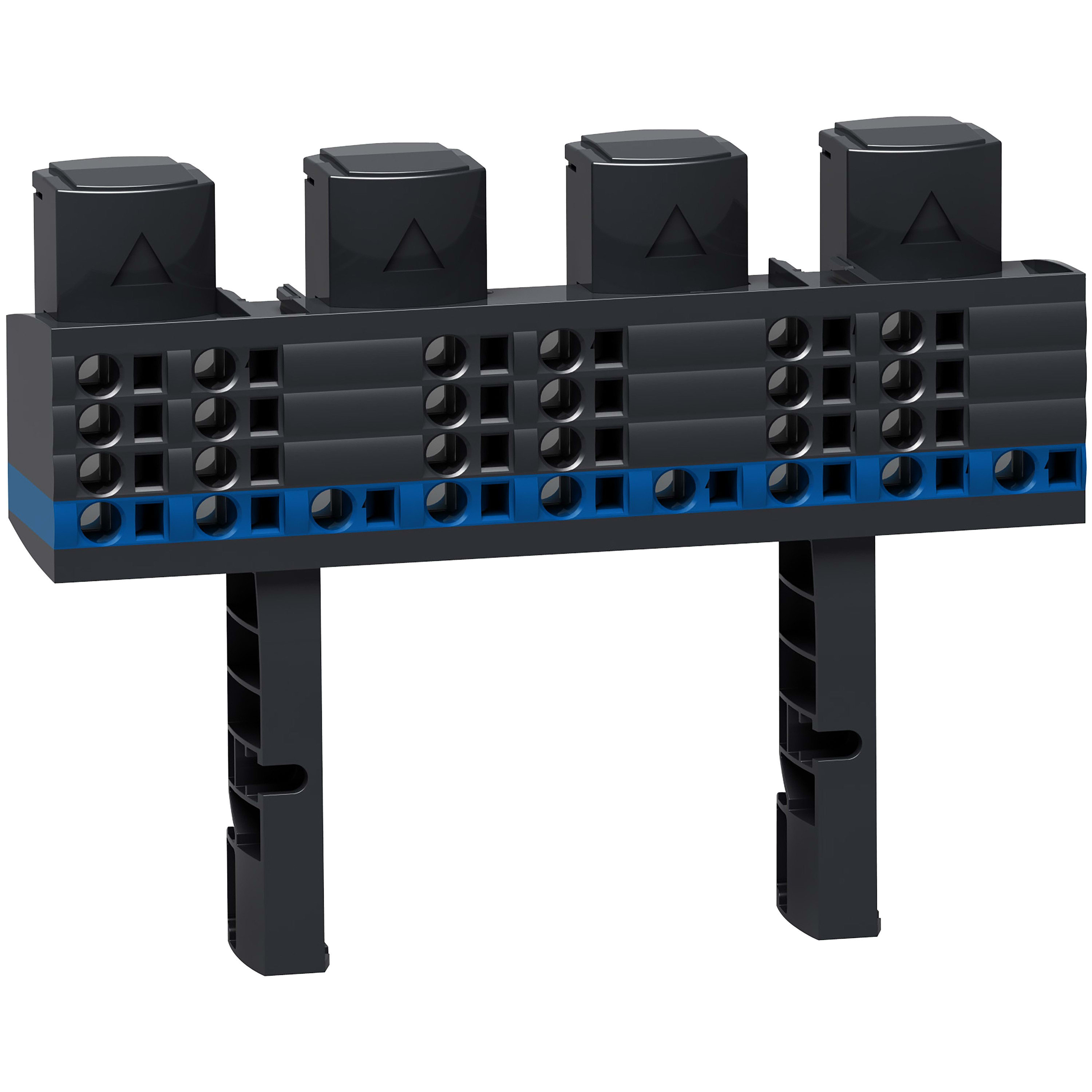 Schneider Electric - Linergy FM - Répartiteur 1/2 rangée - 4P 160A - (Multiclip)