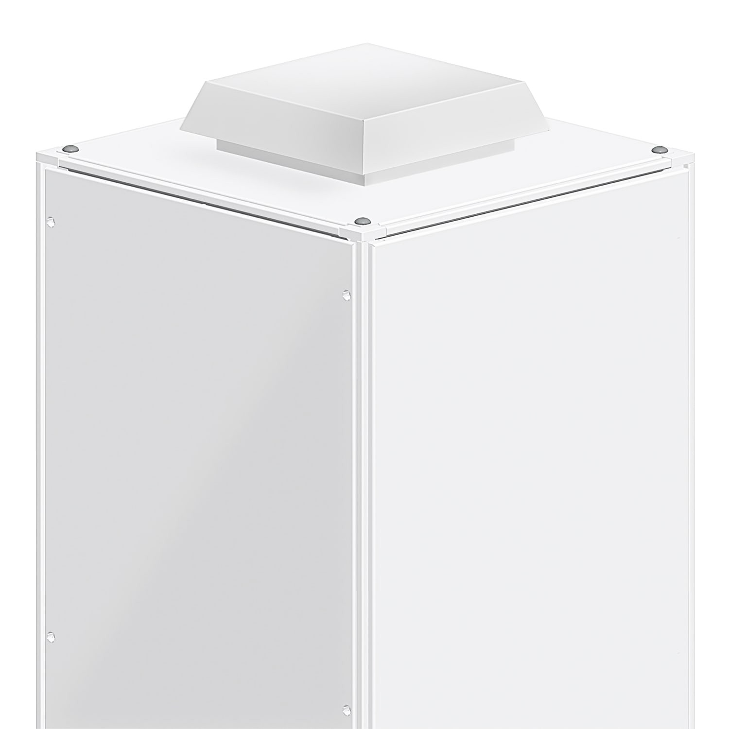 Schneider Electric - ClimaSys - Grille sortie toit - découpe 228x228mm RAL9003