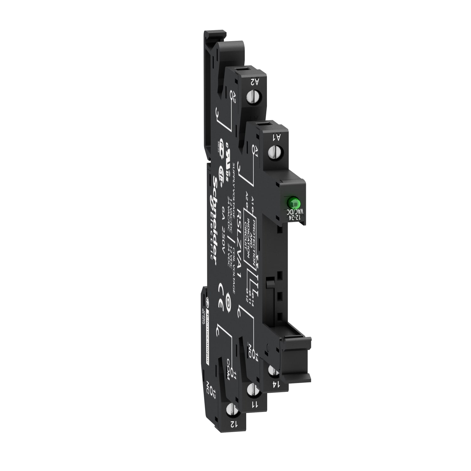 Schneider Electric - Harmony Relay RSL - embase - DEL + protect - 48-60VACDC - racc connecteur a vis