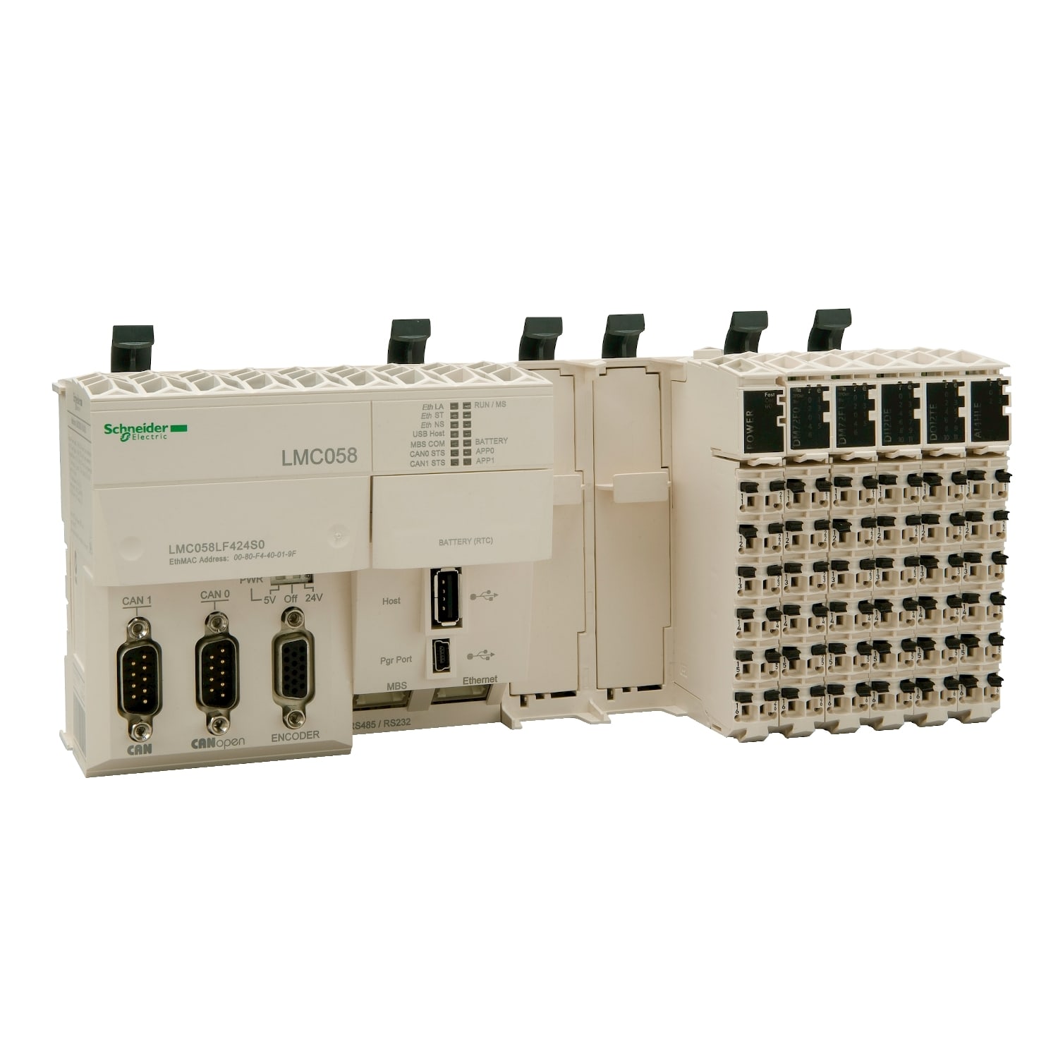 Schneider Electric - Lexium - contrôleur de mouvement - CANopen, Ethernet - 42 E/S