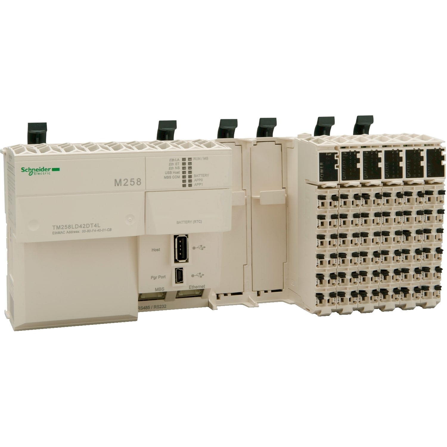 Schneider Electric - Modicon M258 - M258 ctrl eth sl 2pci 42d
