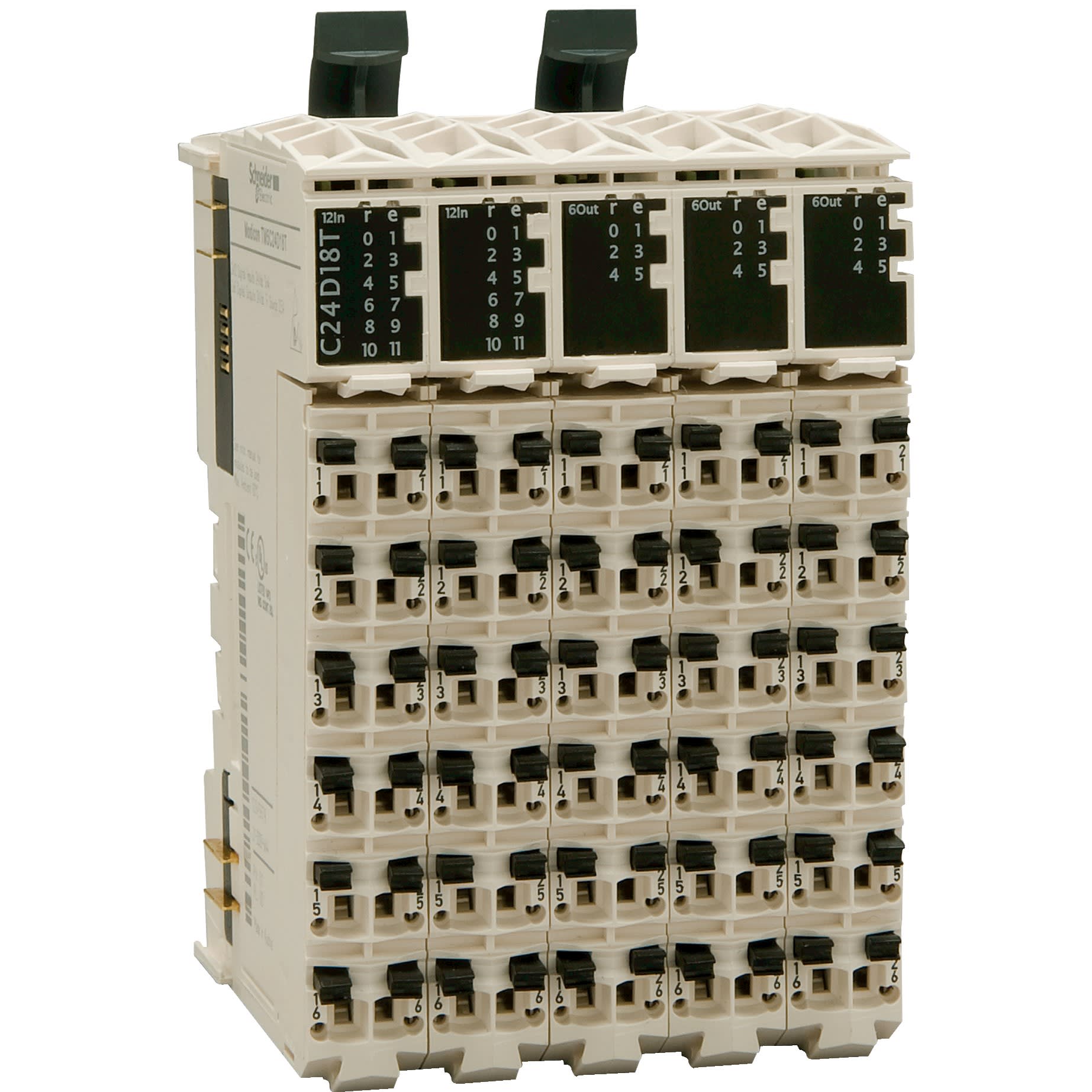 Schneider Electric - Modicon TM - bloc d'extension compact 24vdc - 12 entrées - 8 sorties
