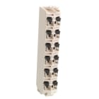 Schneider Electric - Modicon TM - bornier à 12 contacts - 24V - blanc