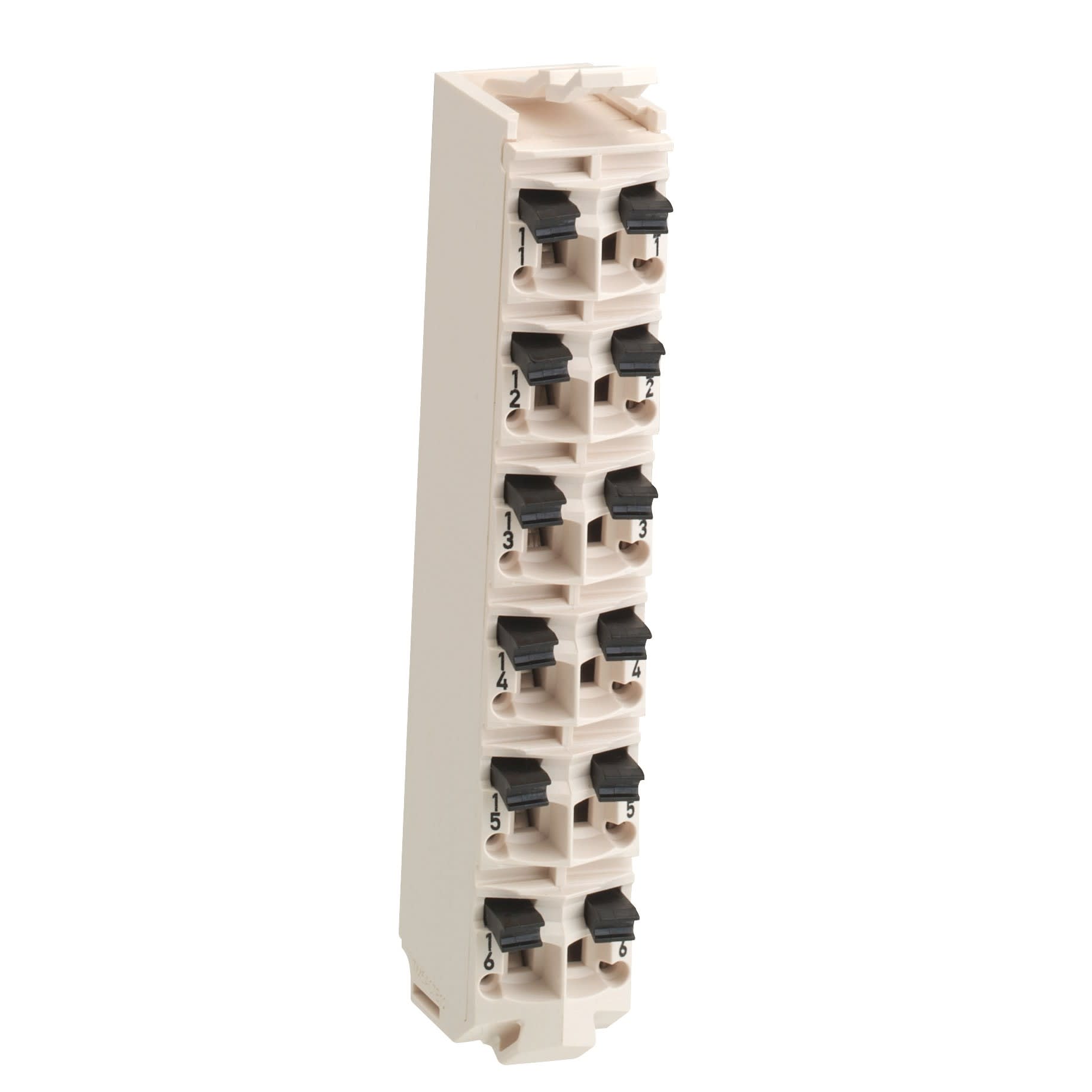 Schneider Electric - Modicon TM - bornier à 12 contacts - 24V - blanc - lot de 10