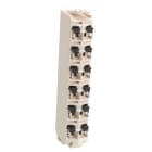 Schneider Electric - Modicon TM - bornier à 12 contacts - 24V - blanc - lot de 10
