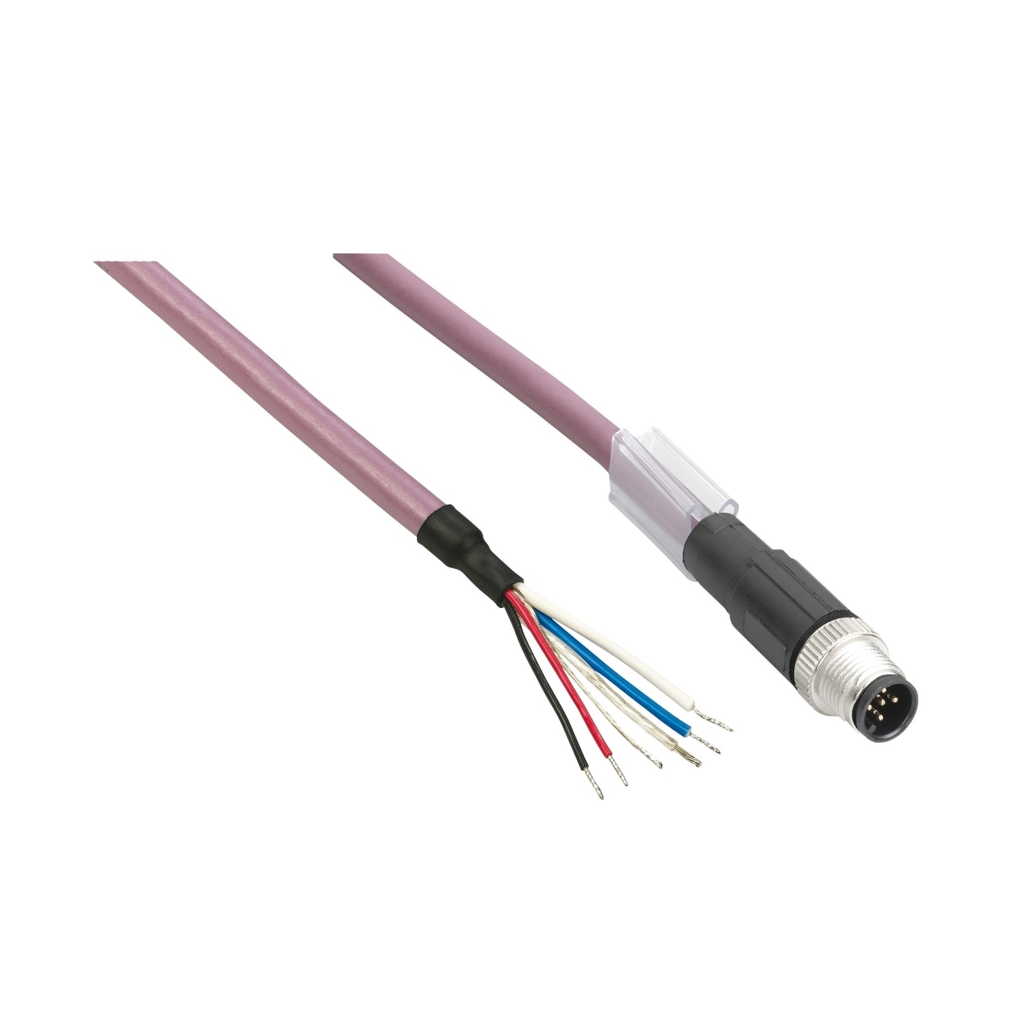 Schneider Electric - Modicon TM - Cable,straight,m8-4p,fema