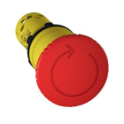 Schneider Electric - Harmony arrêt d'urgence - rouge Ø40mm - Ø22 - tourner pour déverouiller - 2O