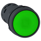 Schneider Electric - Harmony bouton-poussoir affleurant - D22 - vert - 1O+1F