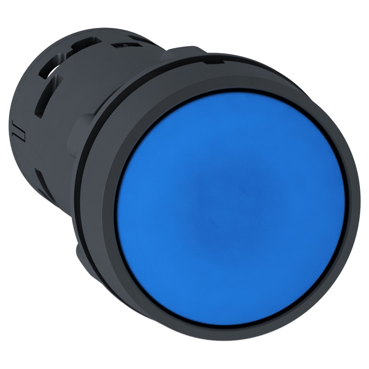 Schneider Electric - Harmony bouton-poussoir affleurant - Ø22 - bleu - 1O+1F